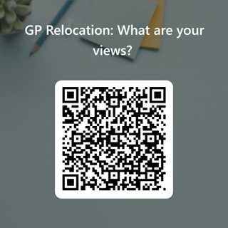 GP relocation QR code